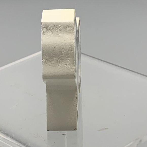 Vintage Wood Black and White Zebra Toy Replacement Part Wildlife Pretend Play - Picture 3 of 8